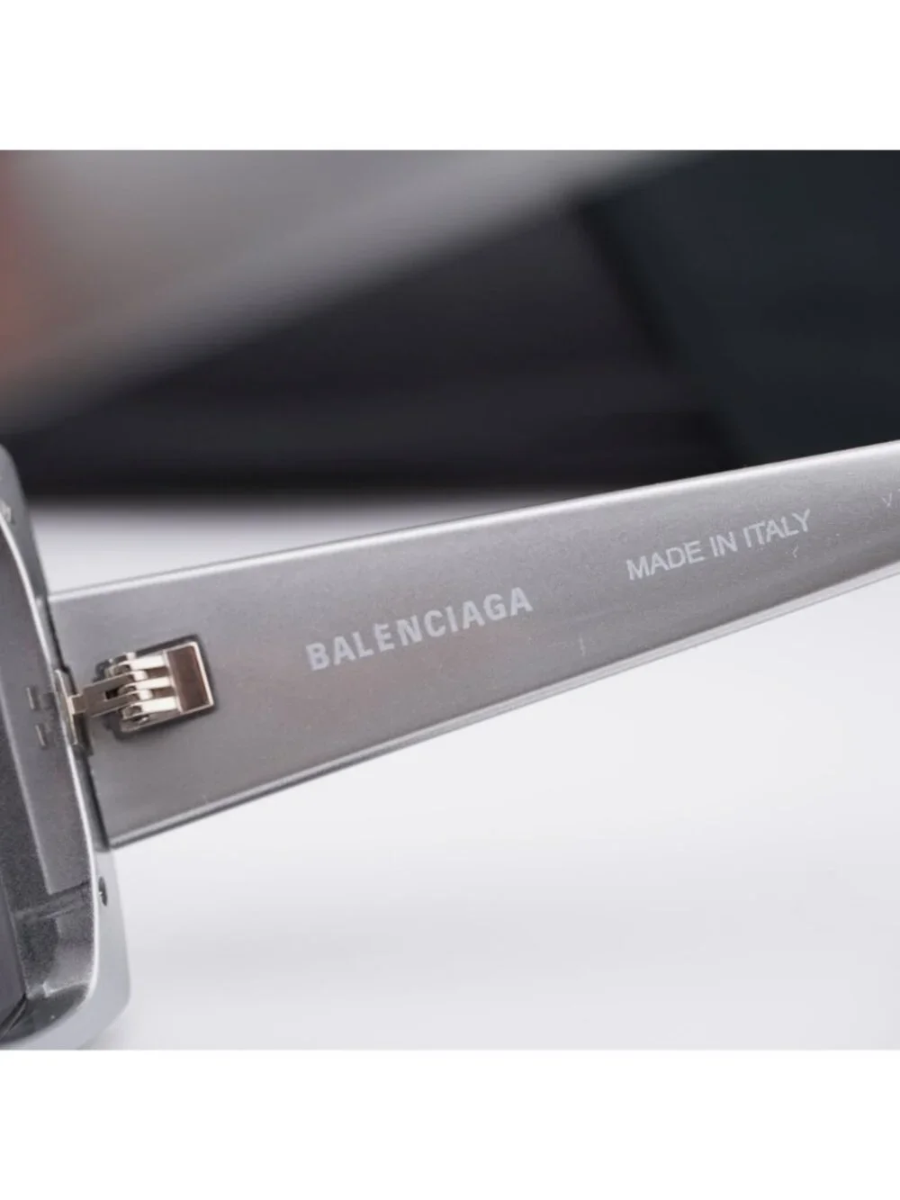 Balenciaga BB0081S 002 Square Sunglasses - Silver
